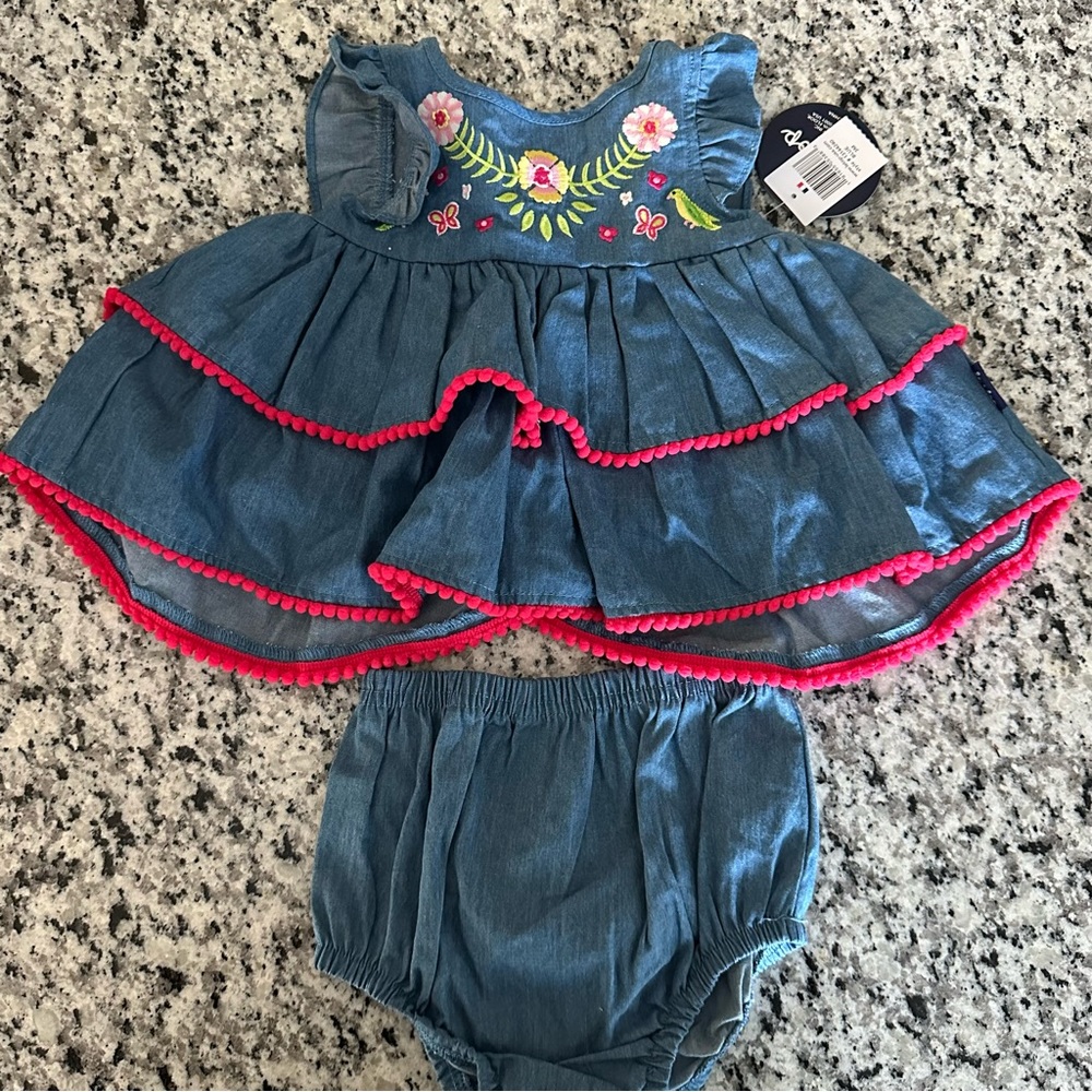 3 Mos LeTop 2 Piece Set